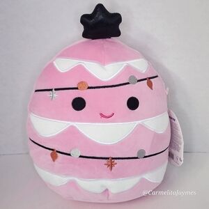 CARRIGAN 🎄 Pink Christmas Tree Xmas 2024 Original Squishmallows By Kellytoy NWT